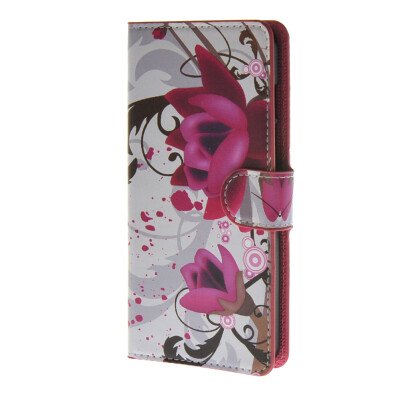 

MOONCASE Flower style Leather Wallet Flip Card Slot Stand Pouch Case Cover for ASUS Zenfone 5 A501CG A03