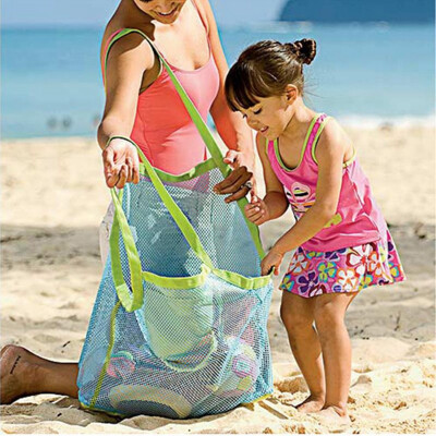 

Portable Mesh Sand Away Bag Dredging Pouch Children's Carrying Toys Beach Bag