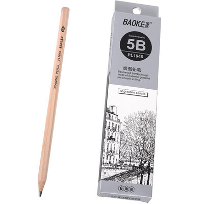 

Baoke (Baoke) PL1645 офис рисунок карандашом рисунок карандашом эскиз кратно серый 5B 12 Zhi
