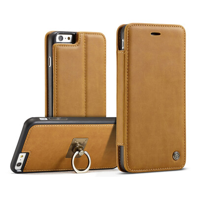 

Iphone 78X Luxury Leather Commerce Multi-function Wallet Card Clip Protection Cover Phone case