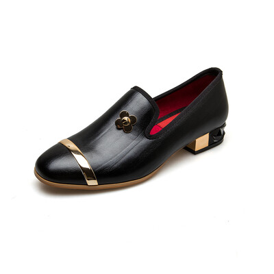 

MEIJIANA 2018 Spring Autumn Genuine Leather Low Heels Casual Pumps Genuine Leather Women