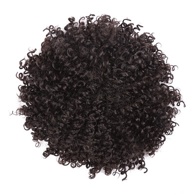 

Golden Beauty Women Curly Ponytail Synthetic Hair Bun Extensions Updo Drawstring Clip In Hair Hairpieces For Bride Accessories
