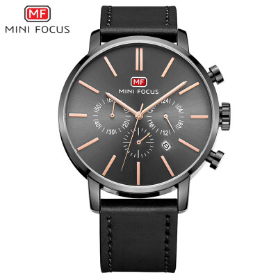 

MINI FOCUS Fashion Sports Stainless Steel Strap Men Watch MF0023G