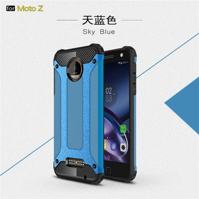 

Goowiiz Phone Case For Motorola Moto ZZ ForceZ Play King Kong Armor Fashion Bumper PC TPU Prevent falling