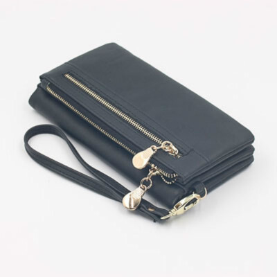 

2018 Ladies Wallet Women Fashion Mobile Phone Bag Korean Frosted Multi-card Pu Wallet Ladies Portable