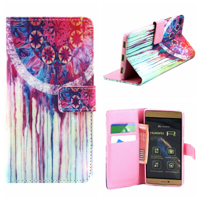 

MOONCASE Cute Pattern Leather Wallet Flip Card Holder With Kickstand Pouch For Huawei Ascend P8