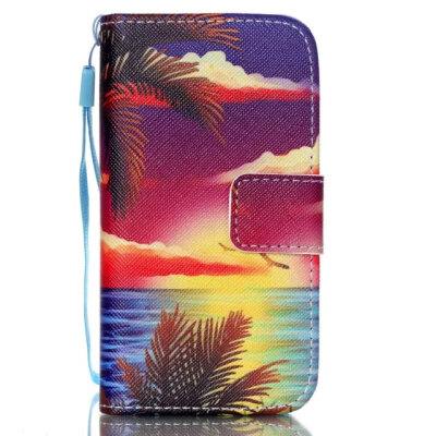 

MITI iPhone 4S Case Luxury Colorful Print PU Leather Mobile Phone Case For Apple iPhone 4 4S Side Open Flip Back Cover Bag i4