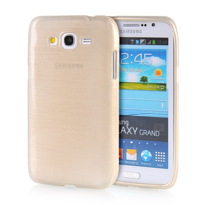 

MOONCASE Soft Flexible Silicone Gel TPU Skin Shell Back ЧЕХОЛ ДЛЯ Samsung Galaxy Grand Prime G530 Gold