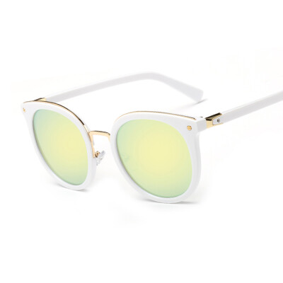 

FEIDU 2016 Luxury Cat Eye Sunglasses Women Brand Designe Coating Mirror Sun Glasses For Women UV400 Oculos De Sol Feminino