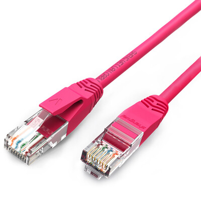 

Win shengwei LC-2100A high-speed ultra-five cable RJ45 8-core twisted pair copper wire 10 meters double crystal head network jumper red cable