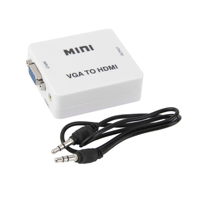 

Мини VGA аудио в HDMI 1080p с Девушкой конвертер адаптер с 3,5 мм аудио кабель