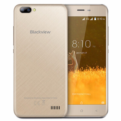 

BLACKVIEW A7 Android 70 smartphone Dual Rear Camera Quad core 50 Cell phone Unlocked 1GB8GB GPS WIFI 3G Dual Sim mobile phon