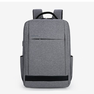 

Men Double Shoulder Bag Female Middle School Students Leisure Travel Backpack Business Computer Bag USB Smart Charging