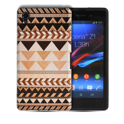 

MOONCASE Watercolor Art Soft Flexible Silicone Gel TPU Skin Shell Back Case Cover for Sony Xperia Z1 L39h