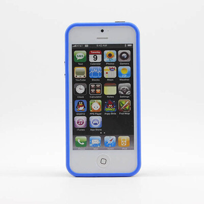 

Soft Hybrid Silicone Gel Hign Impact Bumper Cover Case for Apple iPhone 5S 5G