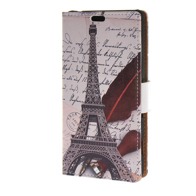 

MOONCASE чехол for Sony Xperia Z4V Кожа флип держатель кошелек стиль карты и Kickstand крышки случая [Симпатичные шаблон] дизайн / a09