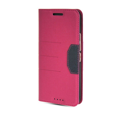 

MOONCASE Leather Side Flip Wallet Card Slot Pouch Stand Slim Back Case Cover for Htc One M9 Hot pink