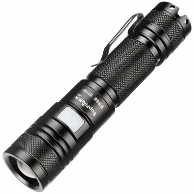 

Tactical Flashlight Water-proof Zoomable Torch Super Bright 950 Lumens Cree LED With 18650 Battery IncludedRechargeable With USB