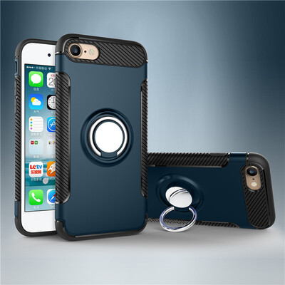 

Apple Iphone 66S Armor Car Magnetic Suction Ring Bracket Silicon TPU Hard PC Phone Case