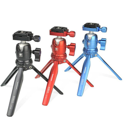 

Si Rui SIRUI tripod 3T-15 mobile phone micro SLR mini desktop portable triangle bracket PTZ set desktop tripod mini portable black