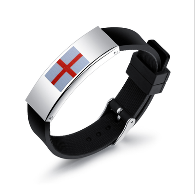 

Football Fans Around Bracelet Sign Fans Bracelet Personality Silicone Men Bracelet