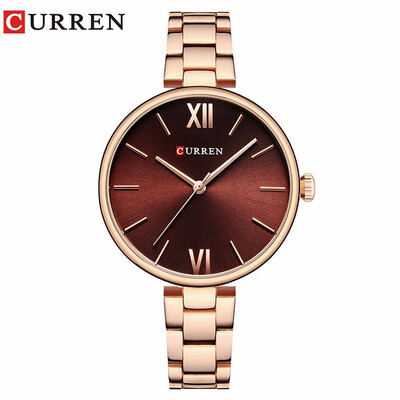 

CURREN 9017 Women Watch New Quartz Top Brand Luxury Fashion Wristwatches Ladies Gift relogio feminino