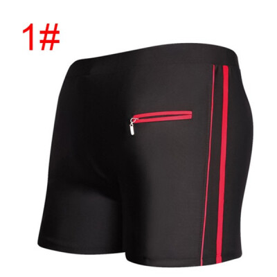 

Mens Soft Boxer Breathable Beach Shorts Plus Size Zipper Pocket Swimwear Trunks