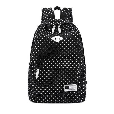 

Fashionable Canvas Backpack for Female Students Leisure Travel Backpack