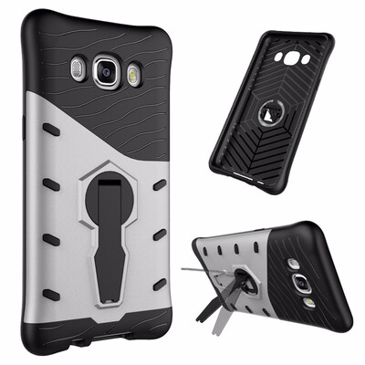 

Goowiiz Phone Case For Samsung Galaxy J310 J3 2016J510 J5 2016 Luxury Armor TPUPC Silicone Hard Bracket