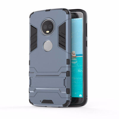 

for Motorola Moto G6 WIERSS Shockproof Hard Phone Case for Moto G6 Plus G6 Combo Armor Case Back Cover Fundas Caoa Coque