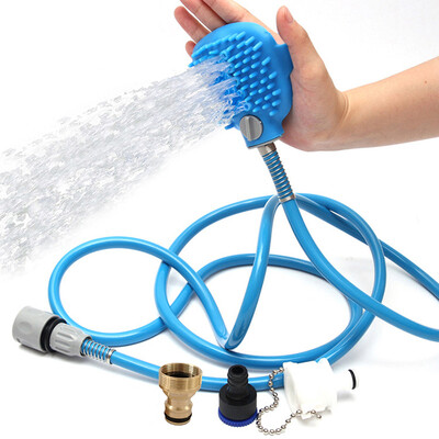 

Huayuan pets hoopet dog bath pet massage comb shower head massage shower cleaning beauty silicone gloves cat brush