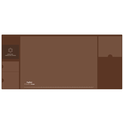 

Guangbo GuangBo large multi-functional storage table mat Korean waterproof insulation keyboard pad office office supplies brown NC2892