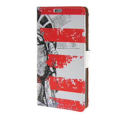 

MOONCASE чехол для Samsung Galaxy Note 5 Leather Flip Wallet Style and Kickstand Case Cover [Cute Pattern] Design / a05