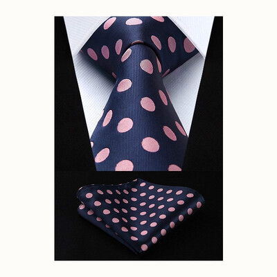 

Mens Lace-up Tie&Square Pocket Set for Wedding Party