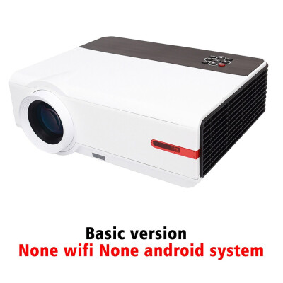 

Rigal proyector RD808A 5500 lúmenes HD proyector LED proyector WIFI Android 3D Beamer 1280800 LCD HDMI VGA USB TV proyector