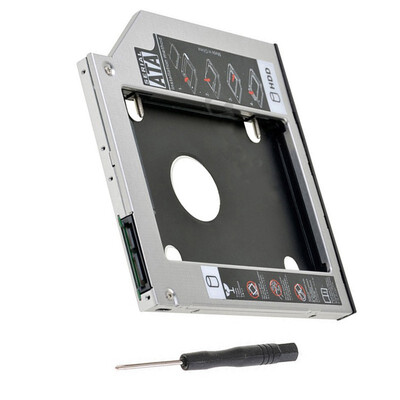

25" Universal SATA 3 2nd HDD SSD hard disk drive caddy bay adapter for Asus rog G750 G750JX G750JH G750JW G750JW-DB71 Series