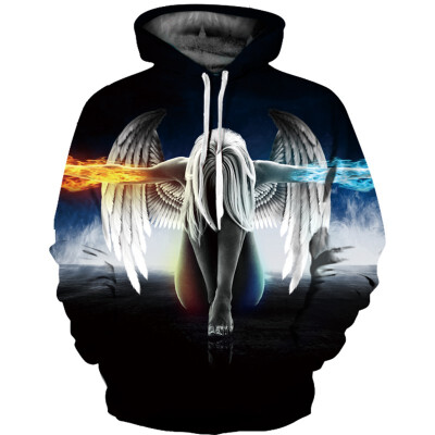 

Mens Hoodie 3D Printed Women Pullover Sweater