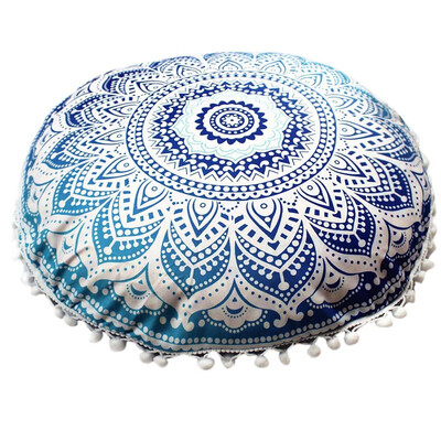 

2018 Indian Mandala Pillows Round Bohemian Home Cushion Pillowsham Cushion Pillowsham Throw Pillows Home Decor Pillow