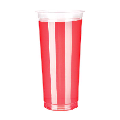 

OTOR 17oz22oz Disposable Plastic Cups with Lids PP Clear Cup for Hot & Cold Drinks Iced Coffee Bubble Boba Smoothie 1000pcs