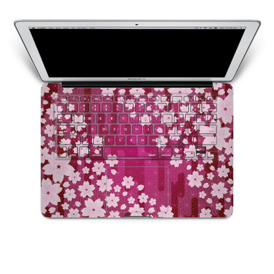 

GEEKIDMacbook Pro 15 decal keyboard sticker cover sticker floral full decal keyboard sticker