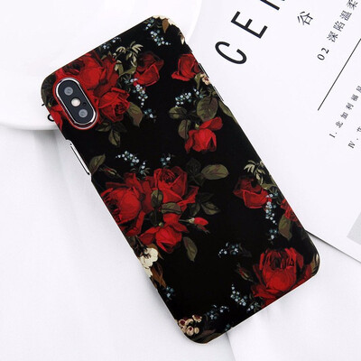 

Strawberry Flower Phone Case Pineapple Back Cover Hard PC Case For iPhone 8 7 6 6s Plus