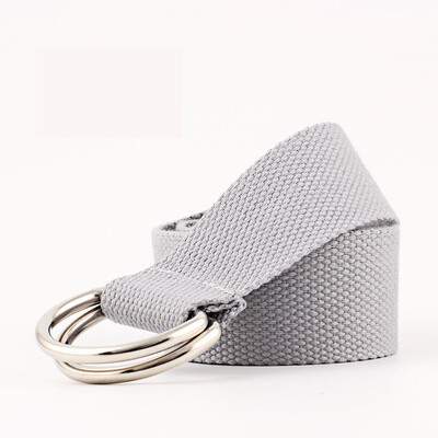 

Women Youth Fashion Casual Double Clasp Colourful Canvas Belt