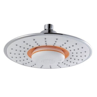 

Details about 8" Music Speaker Rainfall Shower head Bluetooth water-resistant Waterproof