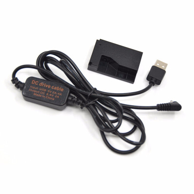 

USB 5V DC84V ACK-E15 charger cable fit mobile power bankDR-E15 LPE12 LP-E12 dummy battery for Canon EOS 100D kiss x7 Rebel SL1