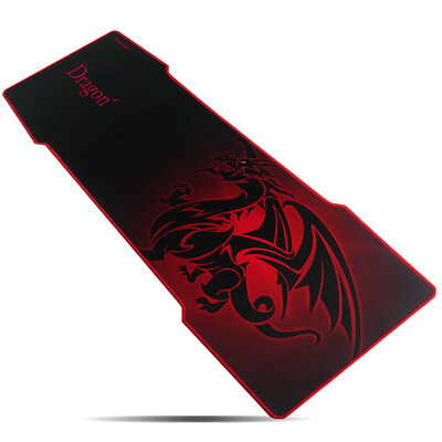 

Should be cool EXCO red phantom shadow mouse pad edging oversized table mats lock game keyboard pad Jingdong self-operated MSP015