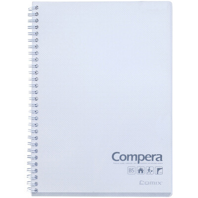 

Together COMIX CPB5801 Compera double helix PP noodles notepad B5 80 pages transparent