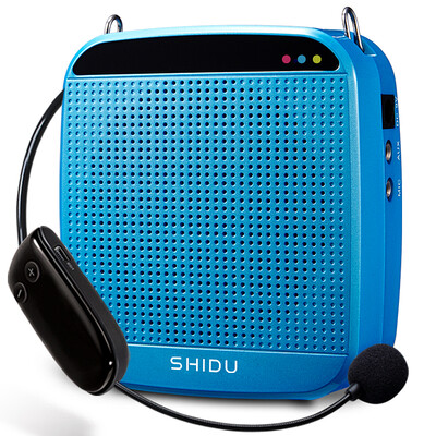 

Ten degrees ShiDu SD-S512 18-watt high-power small bee loudspeaker teaching tour guide teacher dedicated amplifier horn loudspeaker portable digital player rose red