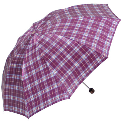 

Jingdong Supermarket] Paradise umbrella UPF50 + increase the reinforcement of high-density polyester color Dingge three fold business sunny umbrella umbrella F Tibetan 359D