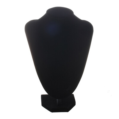 

UpperX Shop Mannequin Bust Jewelry Necklace Pendant Earring Display Stand Holder black-XL
