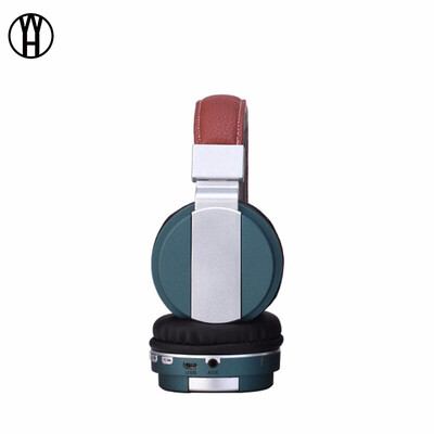 

WH BT008 Head-mounted metallic paint motion card stereo headset wireless Bluetooth headphone for xiomi samsung iphone huawei